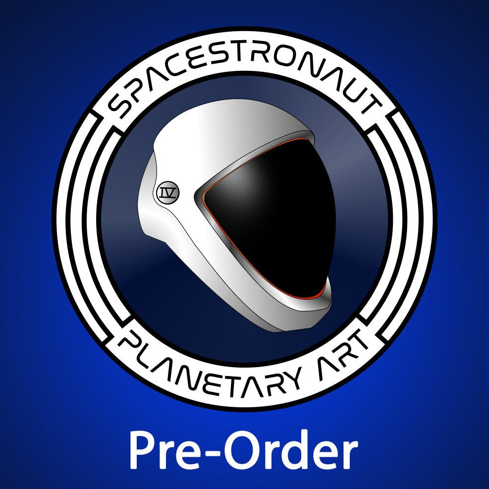 Pre-order: "The Red Planet" - 8in by 8in Four Canvas Set
