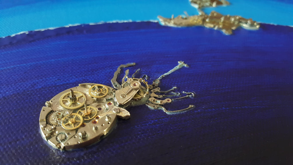 "Chrono Quest" - Saliboat & Giant Squid