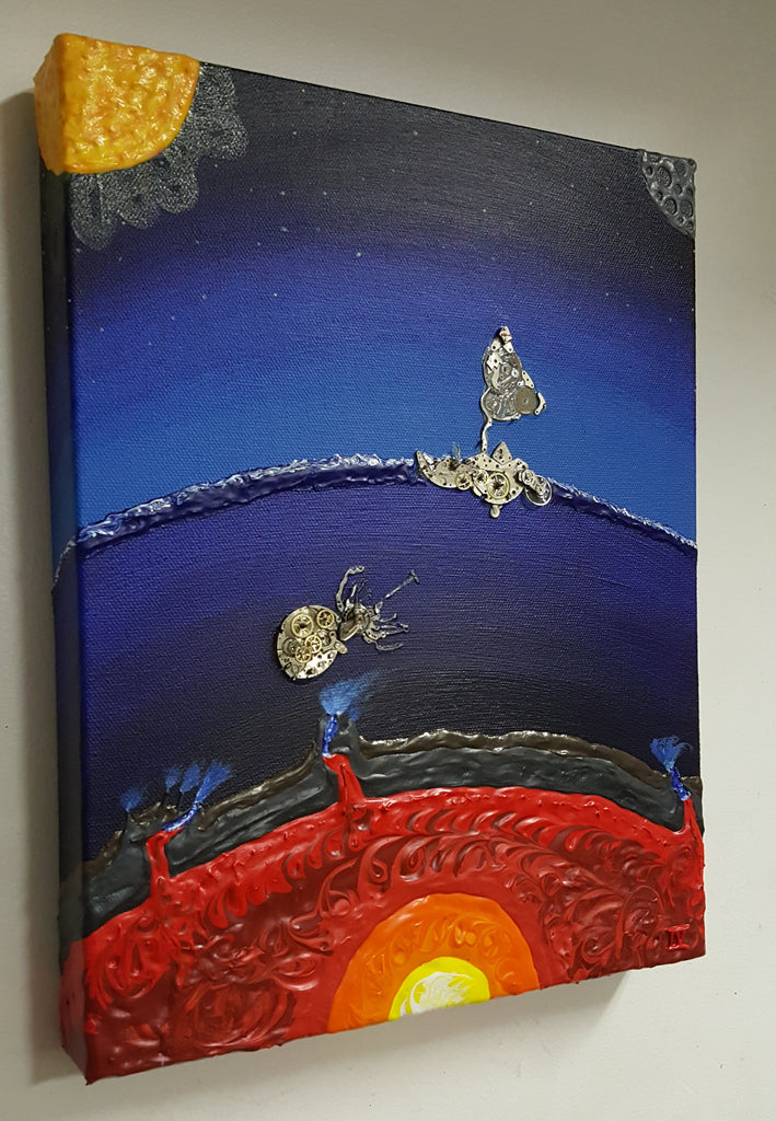 "Chrono Quest" - Saliboat & Giant Squid