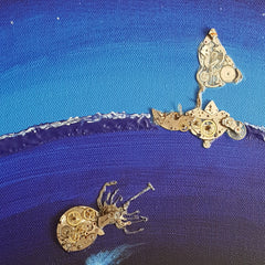 "Chrono Quest" - Saliboat & Giant Squid