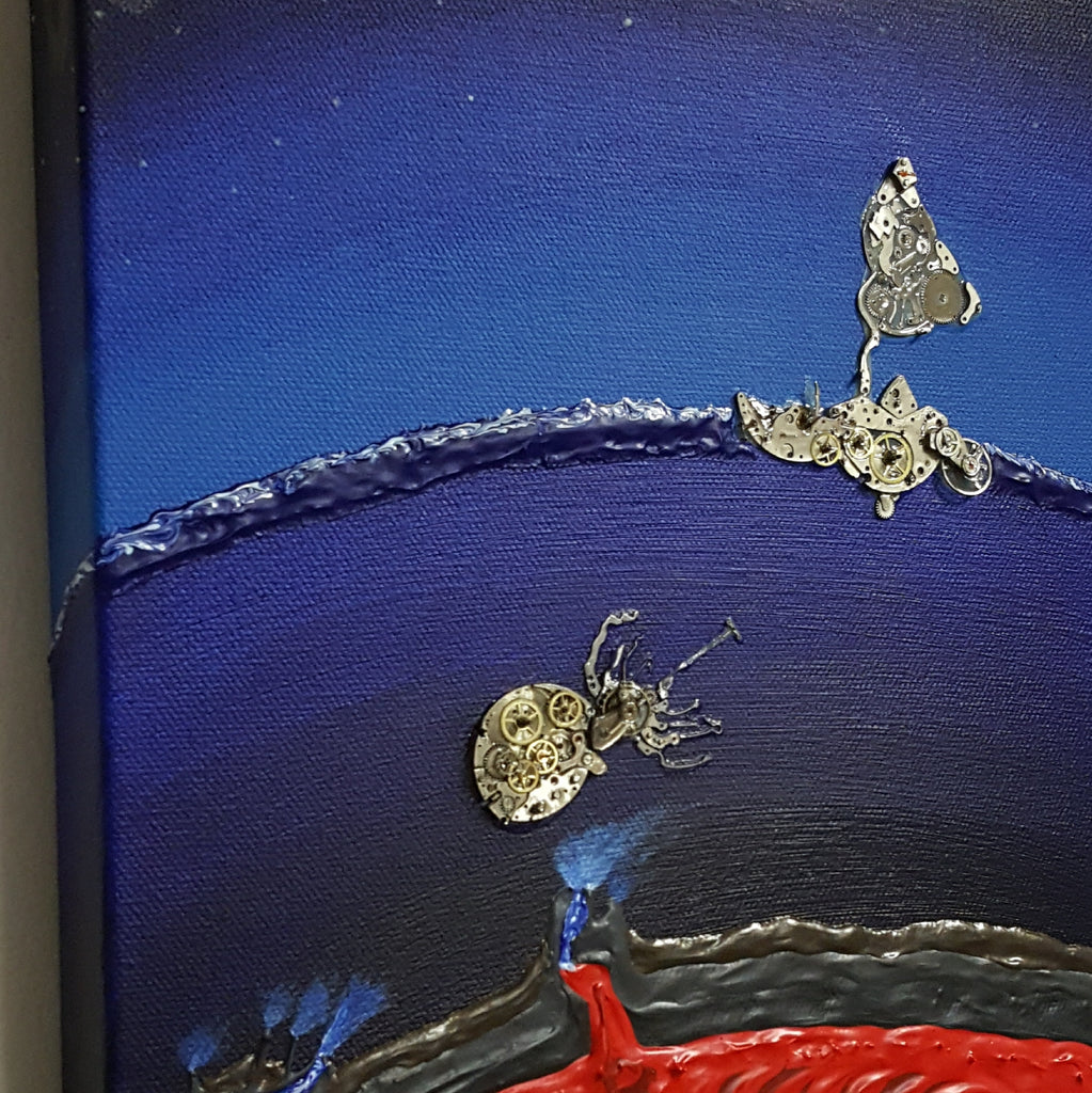 "Chrono Quest" - Saliboat & Giant Squid