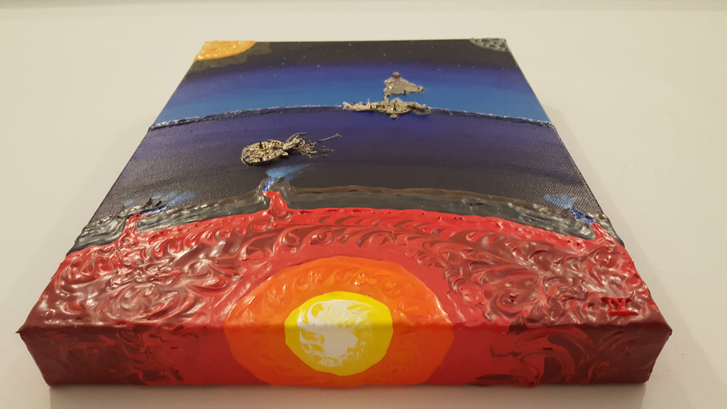 "Chrono Quest" - Saliboat & Giant Squid
