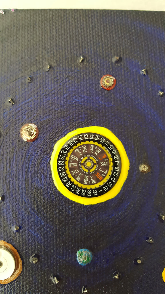 "System 6139" - Solar System Made With Seiko 6139 Watch Parts