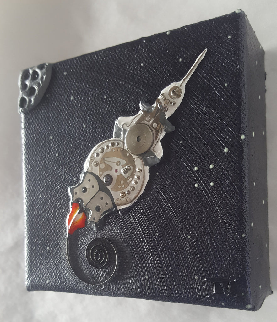 "Rocket 6139" (4x4) Seiko 6139 Watch Parts Painting