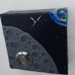 "Earth Side" - Omega Speedmaster Case Back & X-33 Hands Crown