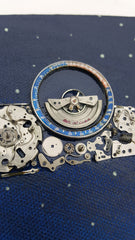 "Pogue One" - Seiko 6139A with Pepsi Bezel & Yellow Water 70 Resistant Dial