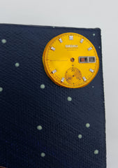 "Pogue One" - Seiko 6139A with Pepsi Bezel & Yellow Water 70 Resistant Dial