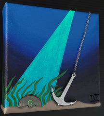 "Battle of the Deep" - Omega and Rolex Watch Parts Art