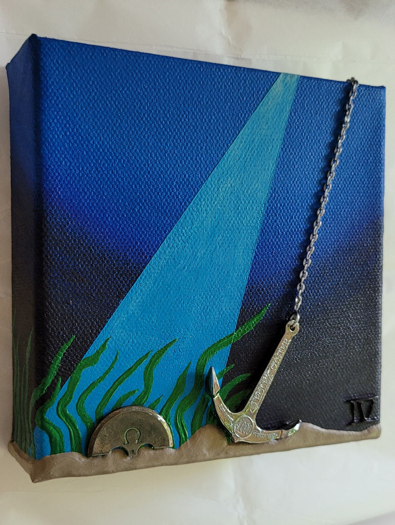 "Battle of the Deep" - Omega and Rolex Watch Parts Art