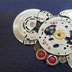 "Challenger 3135" - (5in by 5in) Rolex Submarine Watch Parts Painting